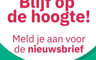 Poster aanmelden voor nieuwsbrief